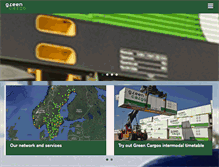 Tablet Screenshot of greencargo.com